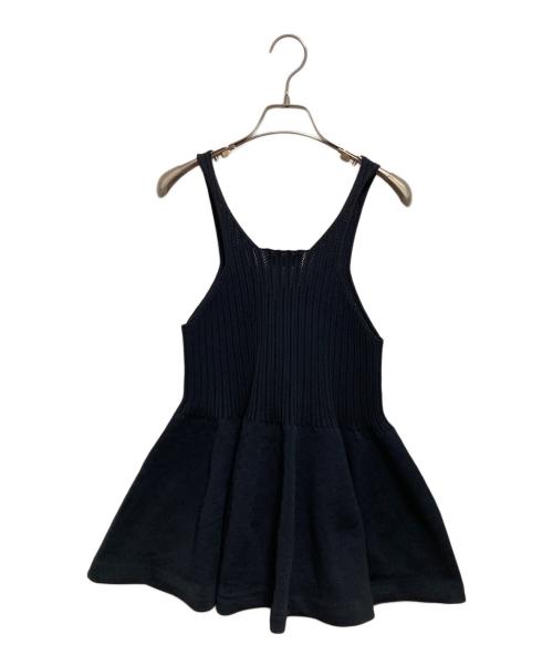 SLOBE IENA（スローブ イエナ）SLOBE IENA (スローブ イエナ) ペプラムビスチェ ブラック サイズ:FREE 未使用品の古着・服飾アイテム