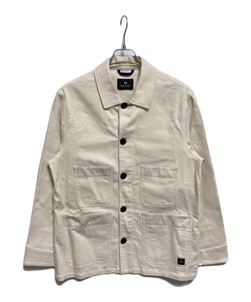 PS Paul Smith（ＰＳポールスミス）PS Paul Smith (ＰＳポールスミス) カバーオール アイボリー サイズ:Lの古着・服飾アイテム