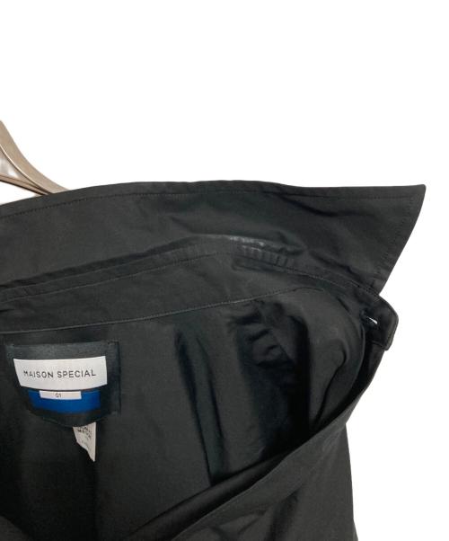MAISON SPECIAL（メゾンスペシャル）MAISON SPECIAL (メゾンスペシャル) Prime-Over Shirt ブラック サイズ:1の古着・服飾アイテム