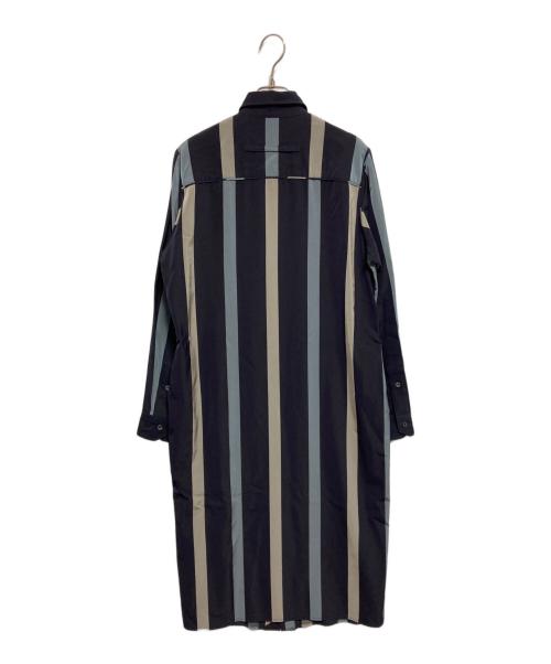 ticca（ティッカ）TICCA (ティッカ) ストライプシャツワンピース ネイビー サイズ:FREEの古着・服飾アイテム