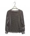 ）の古着「ベロアメッシュゆったりTOPS」｜グレー