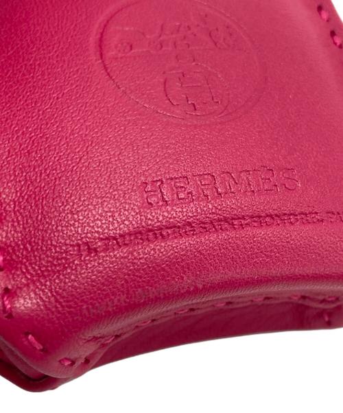HERMES（エルメス）HERMES (エルメス) サックオランジュ バッグチャーム ピンクの古着・服飾アイテム