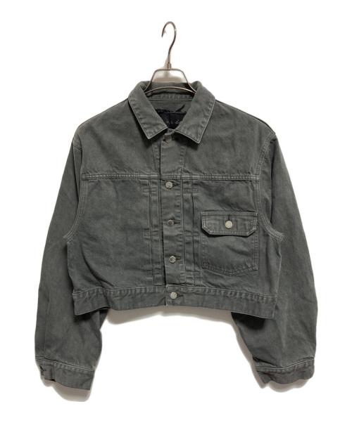 ai no de（アイノデ）ai no de (アイノデ) デニムジャケット グレー サイズ:FREEの古着・服飾アイテム