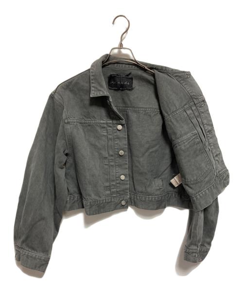 ai no de（アイノデ）ai no de (アイノデ) デニムジャケット グレー サイズ:FREEの古着・服飾アイテム