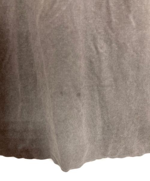 Whim Gazette（ウィムガゼット）Whim Gazette (ウィムガゼット) フィブリルカットシャツ グレー サイズ:FREEの古着・服飾アイテム