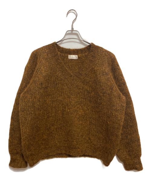 TURKISH MOHAIR（ターキッシュモヘア）TURKISH MOHAIR (ターキッシュモヘア) モヘアニット ブラウン サイズ:-の古着・服飾アイテム