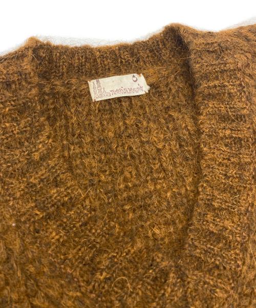 TURKISH MOHAIR（ターキッシュモヘア）TURKISH MOHAIR (ターキッシュモヘア) モヘアニット ブラウン サイズ:-の古着・服飾アイテム