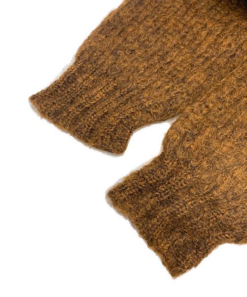 TURKISH MOHAIR（ターキッシュモヘア）TURKISH MOHAIR (ターキッシュモヘア) モヘアニット ブラウン サイズ:-の古着・服飾アイテム