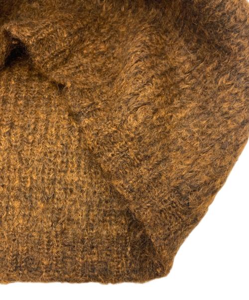 TURKISH MOHAIR（ターキッシュモヘア）TURKISH MOHAIR (ターキッシュモヘア) モヘアニット ブラウン サイズ:-の古着・服飾アイテム