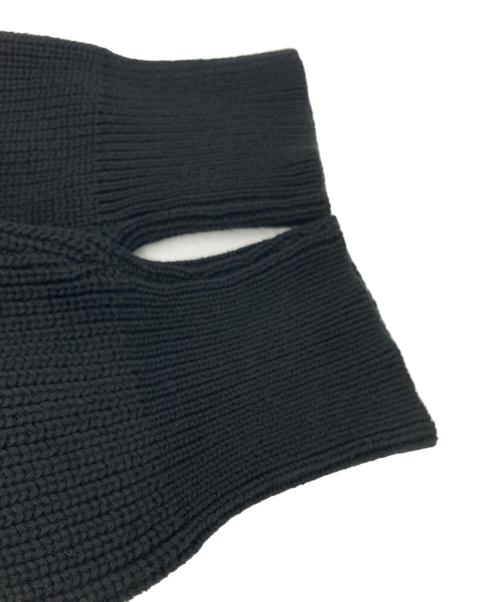 ENOF（イナフ）ENOF (イナフ) cropped knit ブラック サイズ:FREEの古着・服飾アイテム