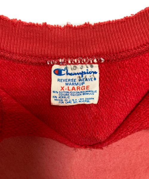 Champion（チャンピオン）Champion (チャンピオン) リバースウィーブスウェット レッド サイズ:XLの古着・服飾アイテム