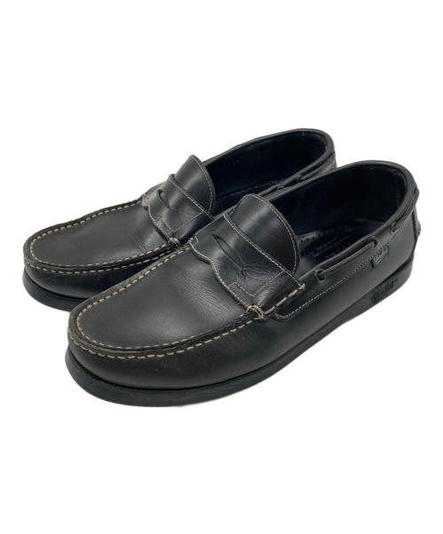 PARABOOT（パラブーツ）PARABOOT (パラブーツ) BEAMS (ビームス) 別注 CORSICA ローファー ブラック サイズ:8の古着・服飾アイテム