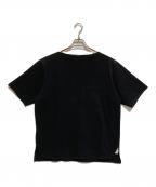 COMOLIコモリ）の古着「ボートネックカットソー」｜ブラック