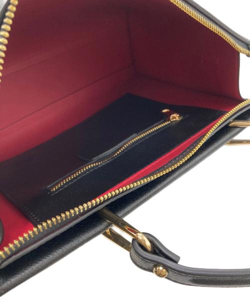 CAMELIA ROMA（カメリアローマ）camelia roma (カメリアローマ) 2WAYレザーハンドバッグ ブラックの古着・服飾アイテム