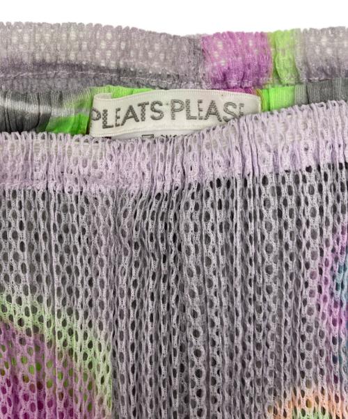 PLEATS PLEASE（プリーツプリーズ）PLEATS PLEASE (プリーツプリーズ) 総柄パンツ グレー サイズ:SIZE 4の古着・服飾アイテム