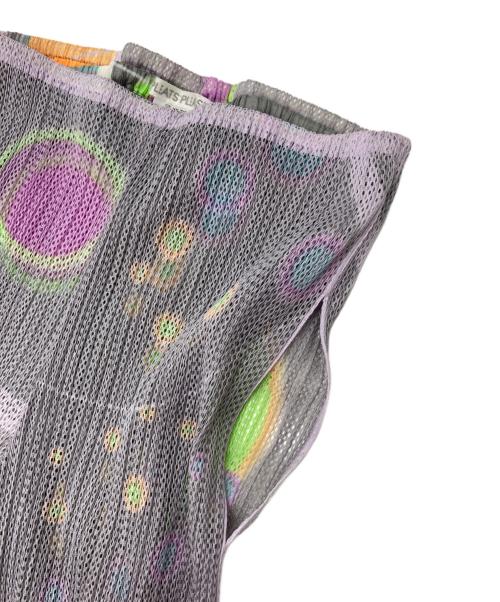 PLEATS PLEASE（プリーツプリーズ）PLEATS PLEASE (プリーツプリーズ) 総柄パンツ グレー サイズ:SIZE 4の古着・服飾アイテム