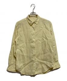 FRAMeWORK（フレームワーク）の古着「フレンチリネンレギュラーシャツ」｜イエロー