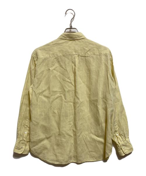 FRAMeWORK（フレームワーク）FRAMeWORK (フレームワーク) フレンチリネンレギュラーシャツ イエロー サイズ:-の古着・服飾アイテム