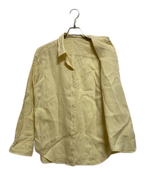 FRAMeWORK（フレームワーク）FRAMeWORK (フレームワーク) フレンチリネンレギュラーシャツ イエロー サイズ:-の古着・服飾アイテム