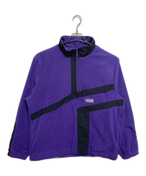 HUF（ハフ）HUF (ハフ) RANGE QUARTER ZIP POLAR FLEECE パープル サイズ:XLの古着・服飾アイテム
