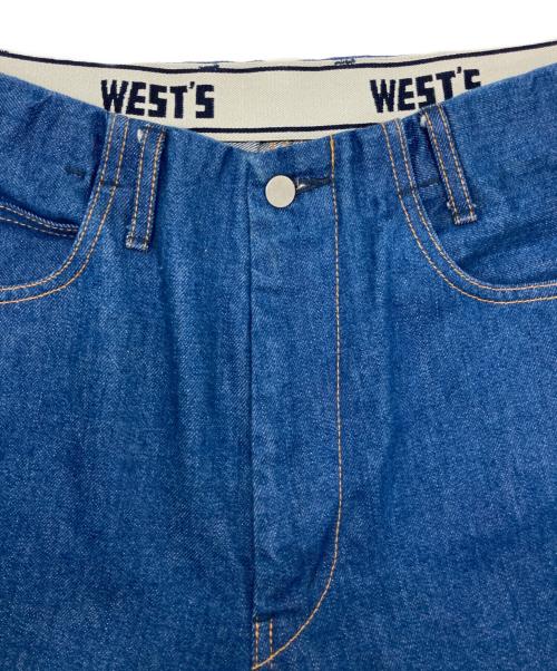 WESTOVERALLS（ウエストオーバーオールズ）WESTOVERALLS (ウエストオーバーオールズ) 881S SEX DENIM インディゴ サイズ:W34の古着・服飾アイテム