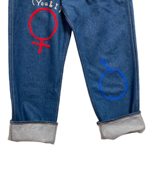 WESTOVERALLS（ウエストオーバーオールズ）WESTOVERALLS (ウエストオーバーオールズ) 881S SEX DENIM インディゴ サイズ:W34の古着・服飾アイテム