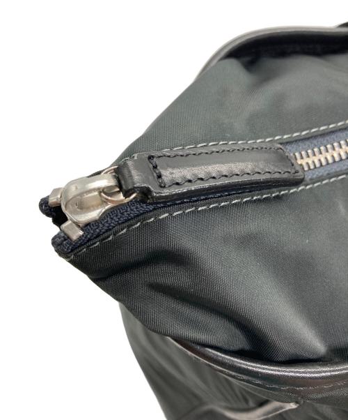 Felisi（フェリージ）Felisi (フェリージ) レザー切替トートバッグ ダークグリーンの古着・服飾アイテム