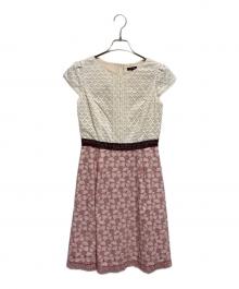 TOCCA（トッカ）の古着「レースワンピース」｜ホワイト×ピンク