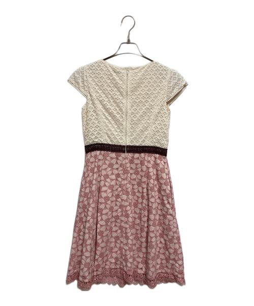 TOCCA（トッカ）TOCCA (トッカ) レースワンピース ホワイト×ピンク サイズ:2の古着・服飾アイテム