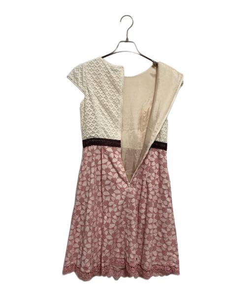 TOCCA（トッカ）TOCCA (トッカ) レースワンピース ホワイト×ピンク サイズ:2の古着・服飾アイテム