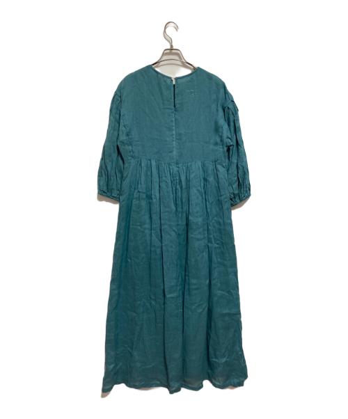 IENA（イエナ）IENA (イエナ) ラミー ボリュームスリーブワンピース グリーン サイズ:38の古着・服飾アイテム