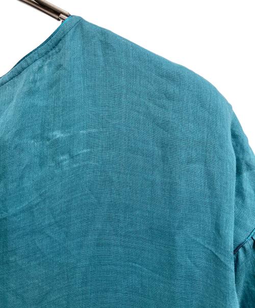 IENA（イエナ）IENA (イエナ) ラミー ボリュームスリーブワンピース グリーン サイズ:38の古着・服飾アイテム