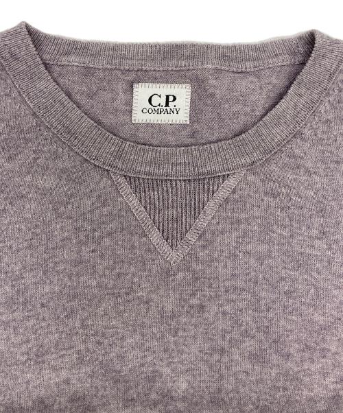 C.P COMPANY（シーピーカンパニー）C.P COMPANY (シーピーカンパニー) カシミヤ混ニット パープル サイズ:50の古着・服飾アイテム