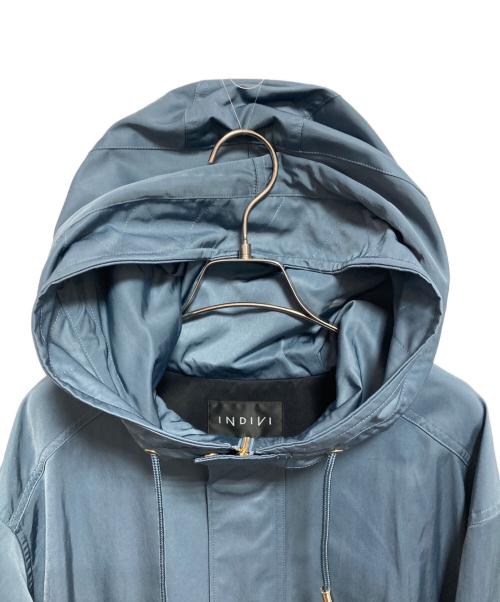 INDIVI（インディヴィ）INDIVI (インディヴィ) マウンテンパーカー ブルー サイズ:13の古着・服飾アイテム