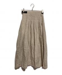O'NEIL OF DUBLIN×URBAN RESEARCH（オニールオブダブリン×アーバンリサーチ）の古着「別注 Soft Pleated Skirt」｜ベージュ