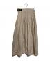 O'NEIL OF DUBLIN（オニールオブダブリン）の古着「別注 Soft Pleated Skirt」｜ベージュ