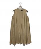 mizuiro-indミズイロインド）の古着「ノースリーブワンピース」｜ベージュ