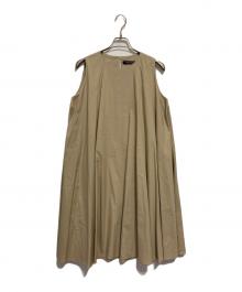 mizuiro-ind（ミズイロインド）の古着「ノースリーブワンピース」｜ベージュ