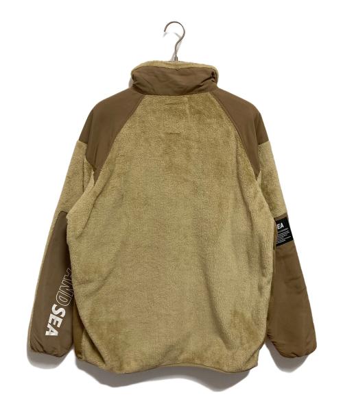 WIND AND SEA（ウィンダンシー）WIND AND SEA (ウィンダンシー) ミリタリーフリースジャケット ベージュ サイズ:Lの古着・服飾アイテム