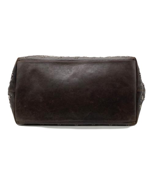 JIMMY CHOO（ジミーチュウ）JIMMY CHOO (ジミーチュウ) スタースタッズトートバッグ ブラウンの古着・服飾アイテム