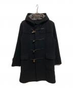 BURBERRY BLACK LABELバーバリーブラックレーベル）の古着「ダッフルコート」｜ブラック