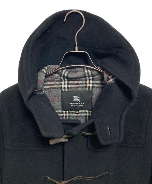 BURBERRY BLACK LABEL（バーバリーブラックレーベル）BURBERRY BLACK LABEL (バーバリーブラックレーベル) ダッフルコート ブラック サイズ:Mの古着・服飾アイテム