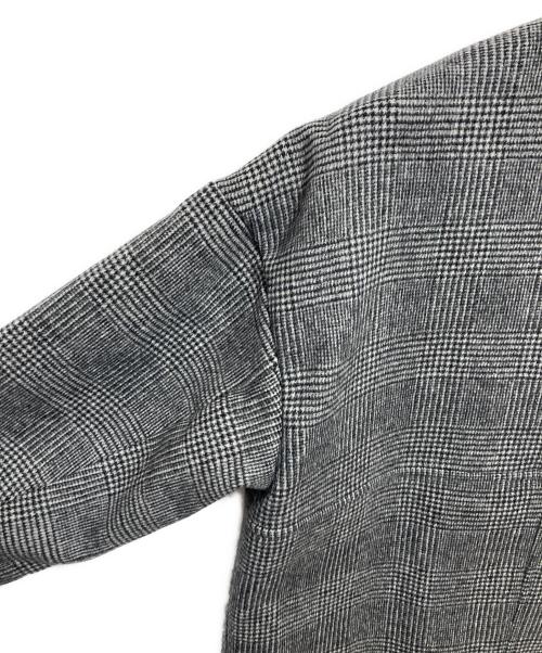 JOURNAL STANDARD（ジャーナルスタンダード）JOURNAL STANDARD (ジャーナルスタンダード) スーパー140ビーバーノーカラーショートコート グレー サイズ:FREEの古着・服飾アイテム