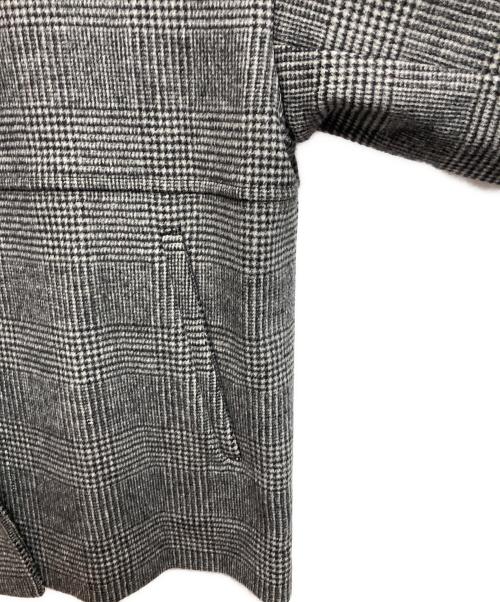 JOURNAL STANDARD（ジャーナルスタンダード）JOURNAL STANDARD (ジャーナルスタンダード) スーパー140ビーバーノーカラーショートコート グレー サイズ:FREEの古着・服飾アイテム