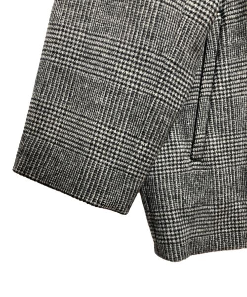 JOURNAL STANDARD（ジャーナルスタンダード）JOURNAL STANDARD (ジャーナルスタンダード) スーパー140ビーバーノーカラーショートコート グレー サイズ:FREEの古着・服飾アイテム