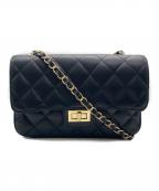 maison vincentメゾンヴァンサン）の古着「キルティングバッグ」｜ブラック