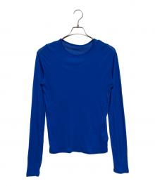 FRAMeWORK（フレームワーク）の古着「コットンフライスシアークルーネックTシャツ」｜ブルー