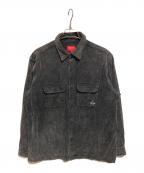 SUPREMEシュプリーム）の古着「コーデュロイシャツ」｜ブラック