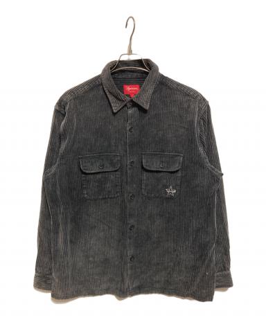中古・古着通販】SUPREME (シュプリーム) コーデュロイシャツ ブラック