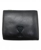 amiアミ）の古着「フォールドウォレット」｜ブラック